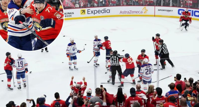 Panthers-Oilers Game 3 ends in chaos as Florida takes series lead