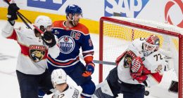 Panthers close in on 2nd straight Stanley Cup title by beating the Oilers 5-2 in Game 5