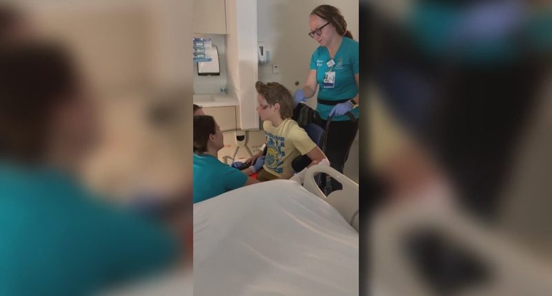 Parker Anderson advocates helmet safety after e-bike crash