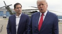 US Secretary of State Marco Rubio (pictured, left) has warned the countries imposing sanctions that they must 'not forget who the real enemy is'