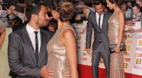 Peter Andre strokes girlfriend's baby bump at Pride Of Britain Awards