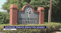 Planned demolition of Dogwood Terrace Apartments subject of public hearing
