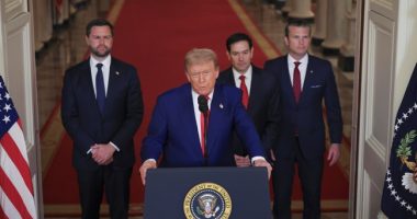 President Trump Addresses the Nation Regarding US Military Strikes Against Iran