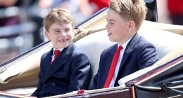 Prince Louis steals the show in animated display during RAF flypast