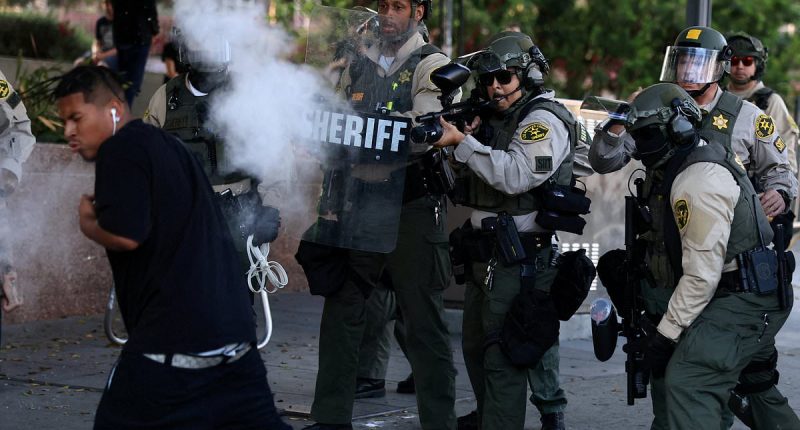 Protest curfews spread to Washington as LA arrests 'bad actors'