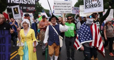 Protesters crowd into streets, parks and plazas at anti-Trump 'No Kings' demonstrations across US