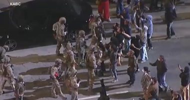 Protests erupt over Immigration and Customs Enforcement raids in Los Angeles, California