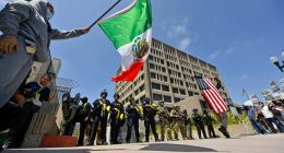 Protests over immigration raids are popping up across the US with more planned