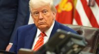 President Donald Trump in the Oval Office.