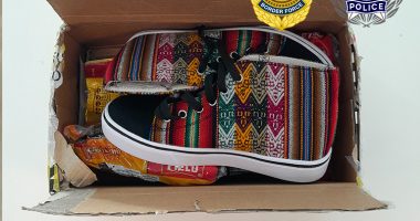 Two men have been sentenced after trying to smuggle 100 grams of cocaine into the Northern Territory, hidden inside sneakers.