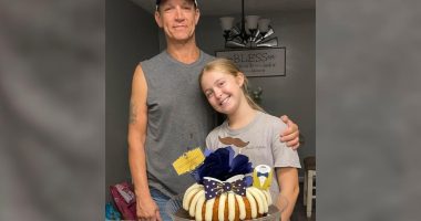 Quick-thinking daughter, 10, saves dad's life after bloody mishap in raging river