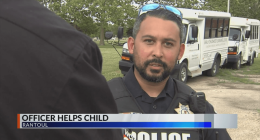 Rantoul Police officer goes into 'dad-mode' to help bring child home