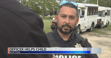Rantoul Police officer goes into 'dad-mode' to help bring child home
