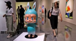 A rare, first-generation Labubu figure has sold for $150,000 in Beijing at an auction held exclusively for the toys that have taken the world by storm.