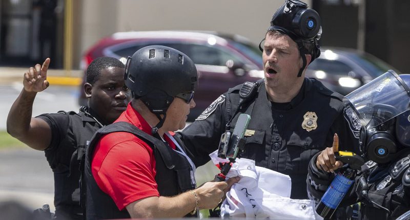 Reporter arrested by ICE while live-streaming from anti-Trump protest