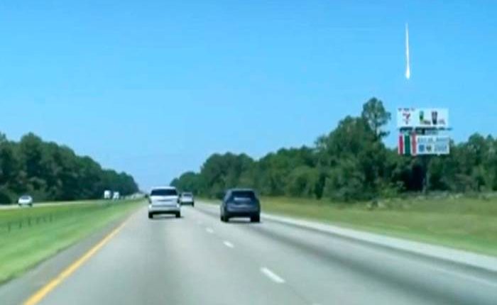 Residents express amazement after seeing mystery object streak across the sky