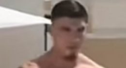 Revealed: Yob who knocked woman out with a chair during wild Ibiza poolside brawl is controversial footballer who scored in Wembley final just three weeks ago