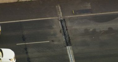 Road surface blamed for morning traffic chaos on Melbourne freeway