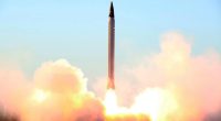 Emad missile launch in Iran.