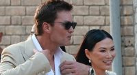 Rupert Murdoch's ex Wendi Deng is all smiles with charming Tom Brady