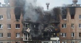 Russian drones and missiles target Ukraine's eastern city of Kharkiv, killing 3, officials say