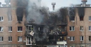 Russian drones and missiles target Ukraine's eastern city of Kharkiv, killing 3, officials say