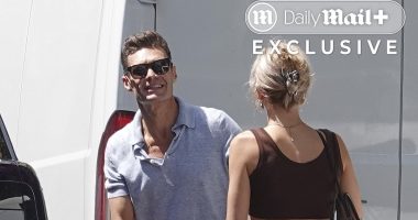 Ryan Seacrest's younger new lover. She's an intern from his network