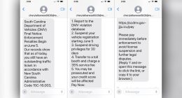 S.C. Department of Motor Vehicles warns residents of ticket text scam