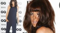 Sack the make-up artist! Claudia Winkleman arrives to the GQ Awards with smudged eye-shadow, messy hair and an uneven tan