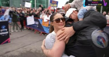 Sam Thompson FINALLY completes his gruelling Soccer Aid challenge