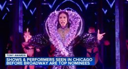 Several Tony awards 2025 nominees spent time on Chicago stages first, like 'Death Becomes Her,' 'Purpose'