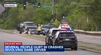 Several hurt in hit-and-run car crash incidents during police chase in Grandwood Park, Gurnee, Illinois areas: Lake County sheriff