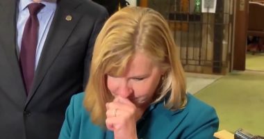 Slain lawmaker broke down after brave vote in one of her last acts