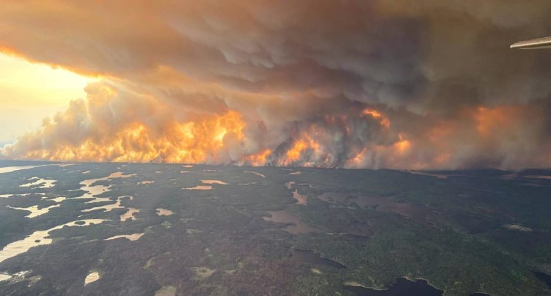 Smoke from Canadian wildfires triggers air quality alerts in Midwest and Plains