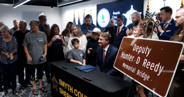 Smyth County bridge named for slain deputy