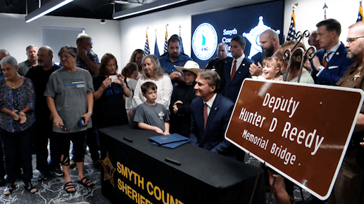 Smyth County bridge named for slain deputy