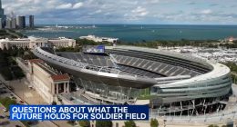 Soldier Field future uncertain with lack of public funding for Chicago Bears on lakefront, new Chicago Fire stadium in South Loop