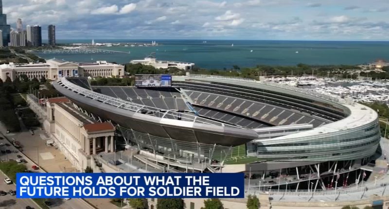 Soldier Field future uncertain with lack of public funding for Chicago Bears on lakefront, new Chicago Fire stadium in South Loop