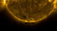 The first photos of the sun's south pole have been sent back to earth by a spacecraft.