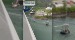 St. Augustine couple on board cruise ship breaking loose at pier