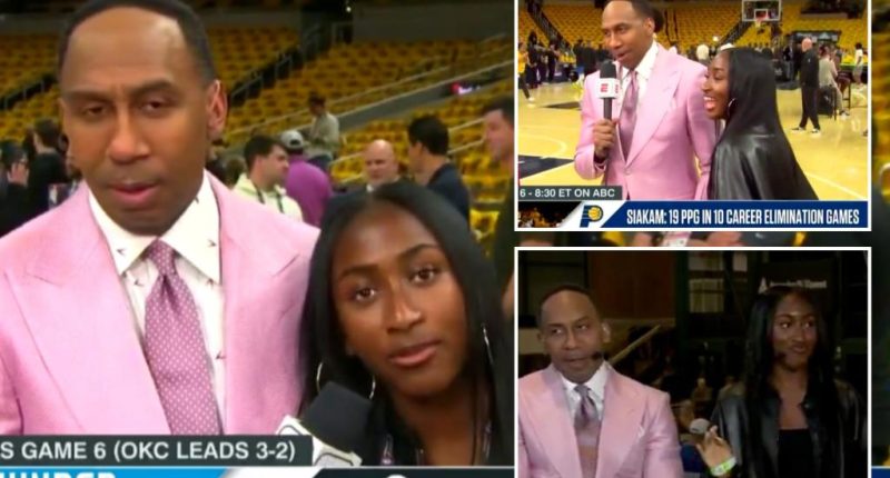 Stephen A. Smith's daughter makes rare NBA Finals appearance