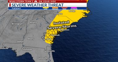 Storm Team 3: More storms likely Tuesday, isolated severe storms possible