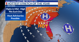 Storm Team 3: Sizzling heat continues into this week
