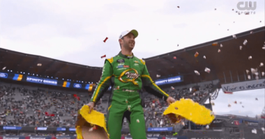 Suárez wins Xfinity Series race in backup car after qualifying crash