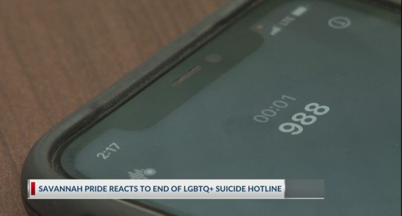 Suicide, crisis hotline's LGBTQ+ youth services to be removed
