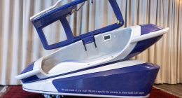 Sarco assisted suicide capsule.