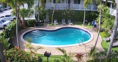 Surveillance video captures moment heroic stranger saves 6-year-old Florida boy sinking to bottom of pool