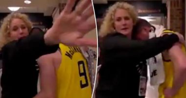 TJ McConnell's mom has tense moment with ESPN crew at NBA Finals