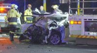 Aï»¿ teenager has died and his family have been seriously injured after two cars collided in Sydney's south-west.