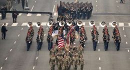 The Army turns 250. Trump turns 79. Cue funnel cakes, festive bling, military might — and protest